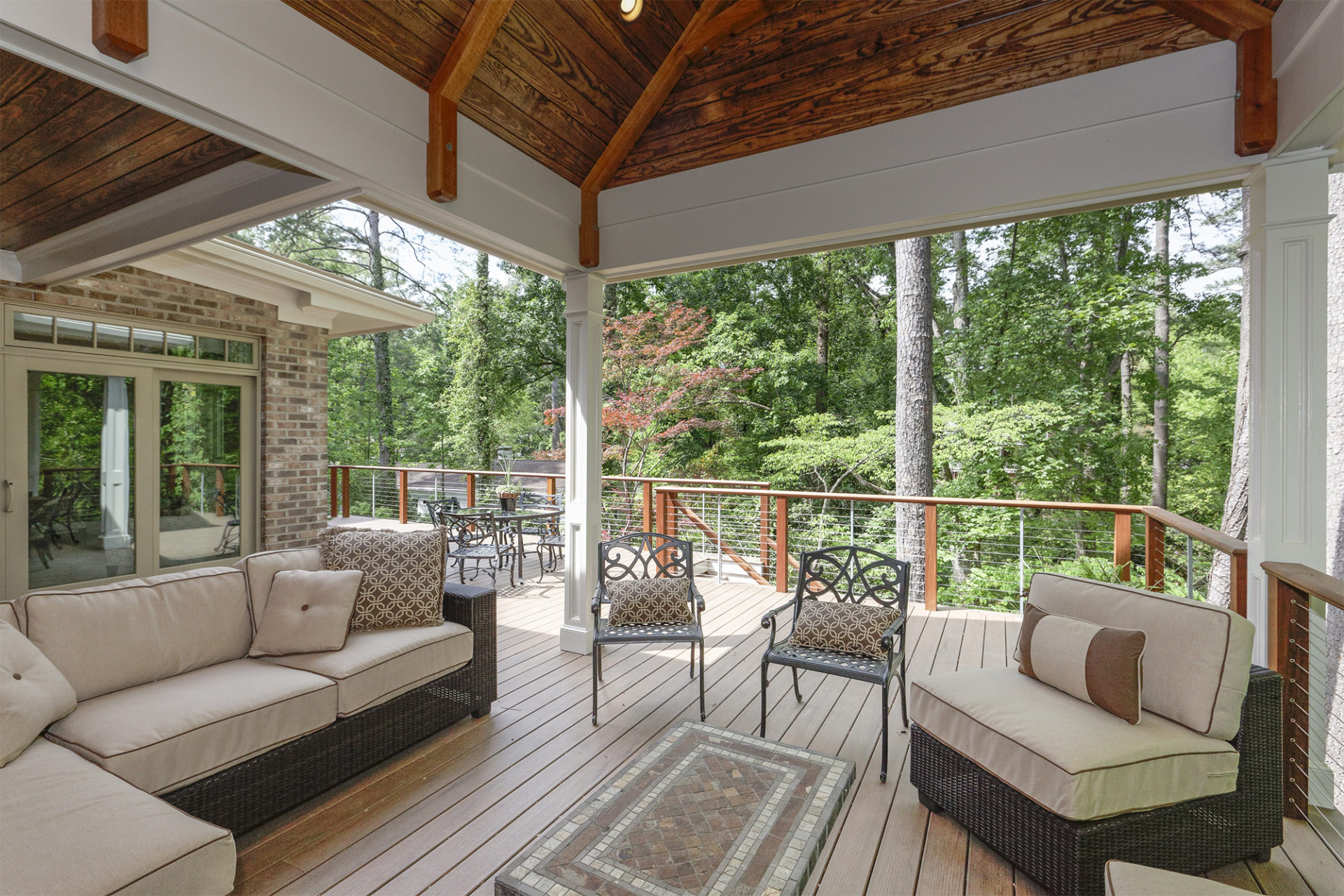 outdoor patio with seating