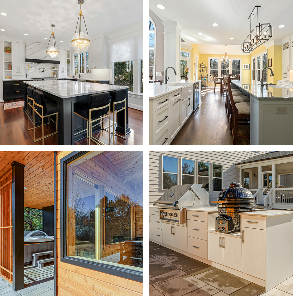 outdoor kitchens